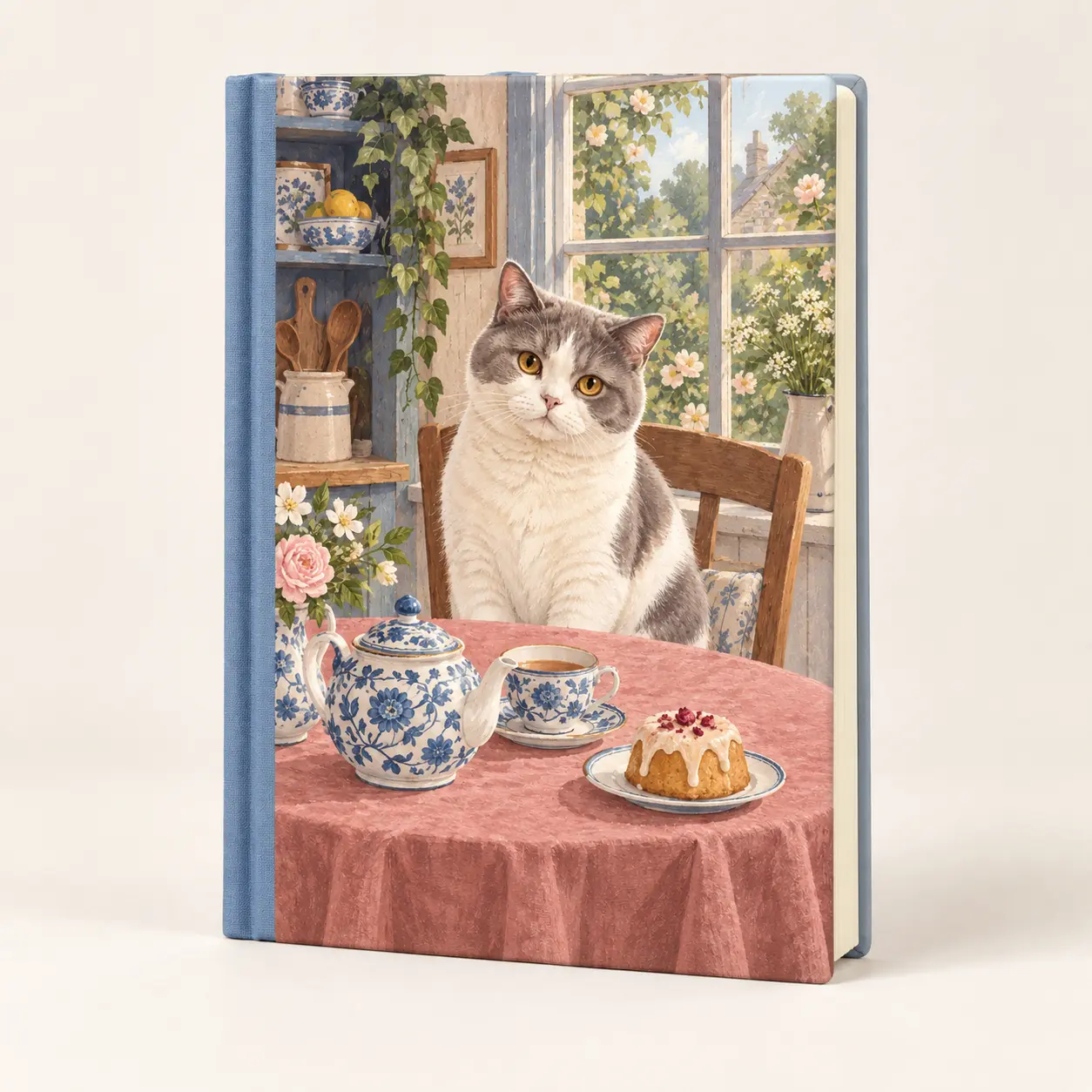 Afternoon Tea — Hardback notebook