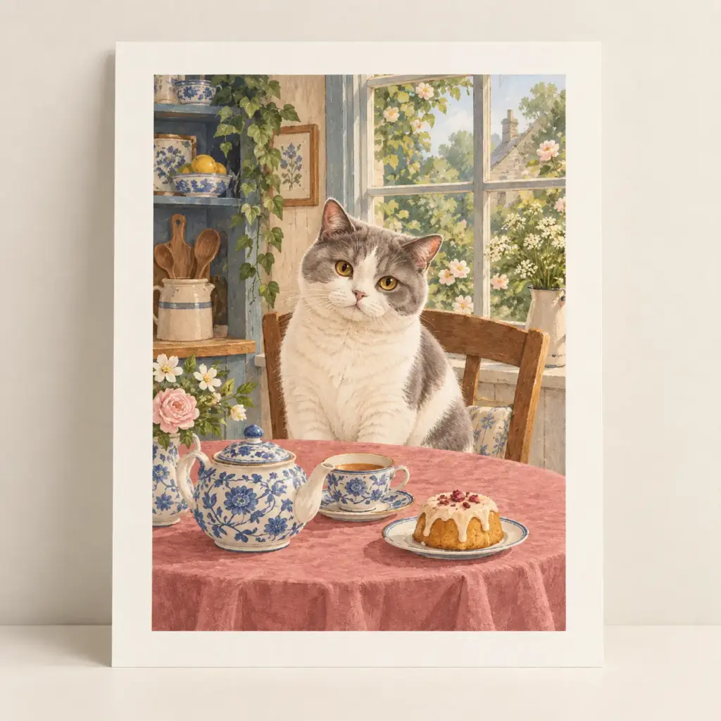 Afternoon Tea — art print