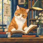 The Bookshop Assistant — original illustration