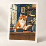 The Bookshop Assistant — art print