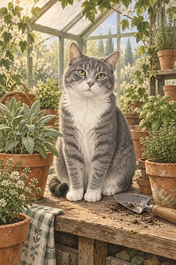 The Head Gardener — original illustration
