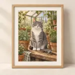 The Head Gardener — framed print