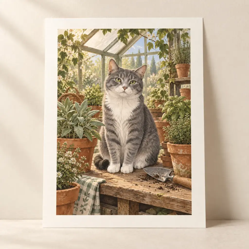 The Head Gardener — art print