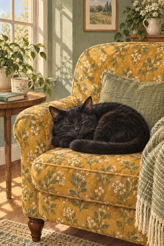 A Quiet Sunday — original illustration