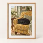 A Quiet Sunday — framed print