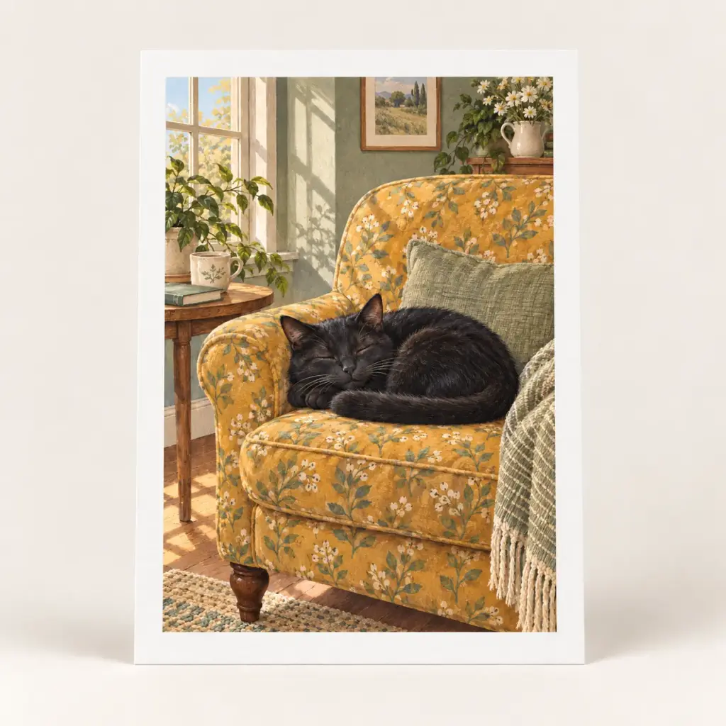 A Quiet Sunday — art print