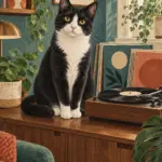 The Record Collector — original illustration