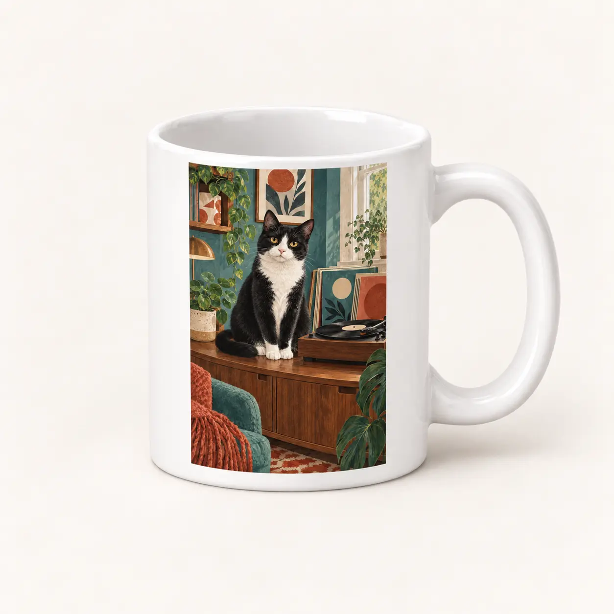 The Record Collector — Ceramic mug